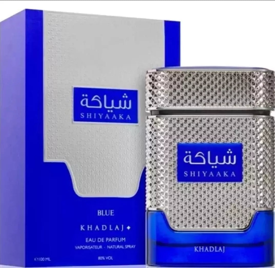 Shiyaaka Blue Perfume 100ml by Khadlaj - Invigorating Citrus perfume